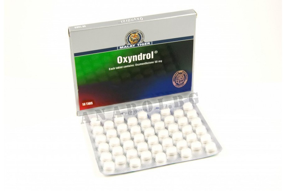 Oxyndrol (Malay Tiger) Анадрол 50 таблетки оксиметолон